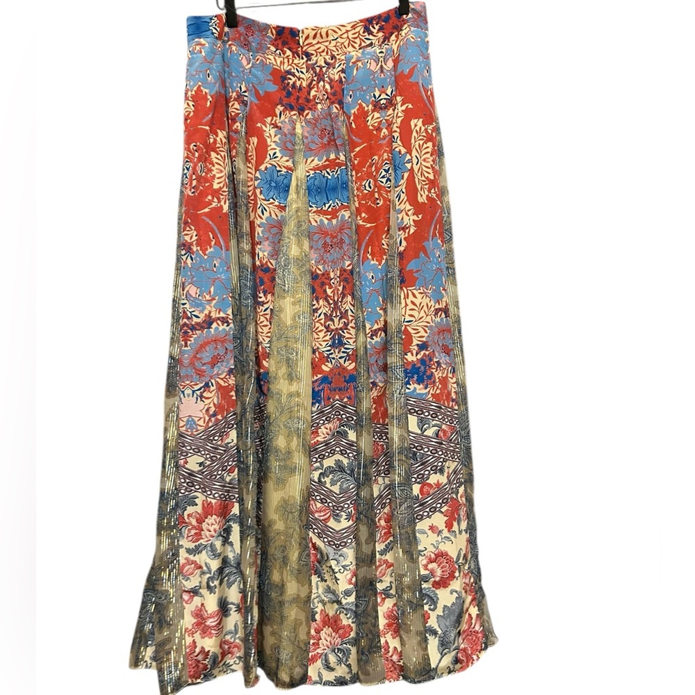 ANTHROPOLOGIE HEMANT & NANDITA ‘Louvre’ Boho Maxi Skirt - Picture 6 of 15